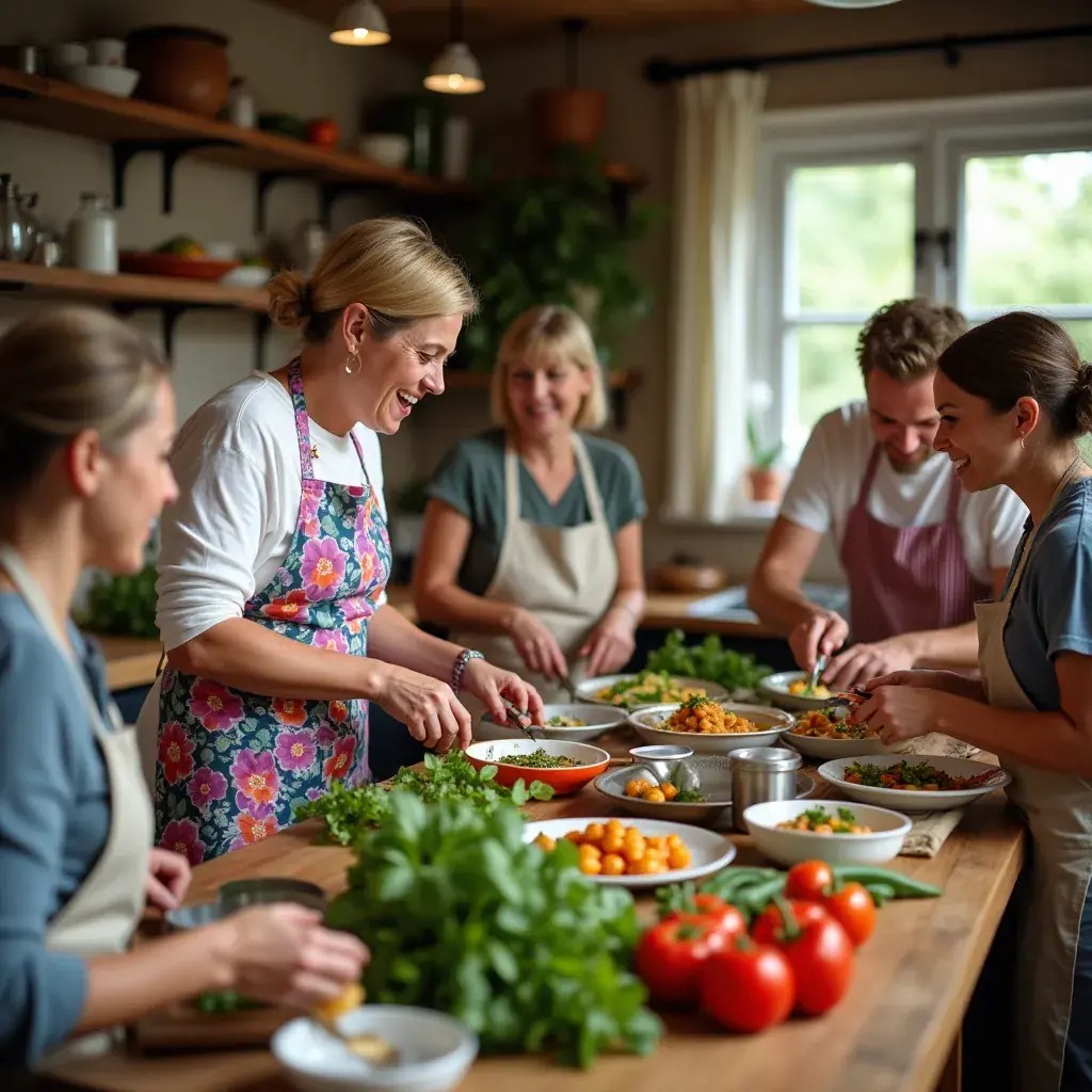 Friss gyümölcsök és fűszerek a szívbarát keverékben.